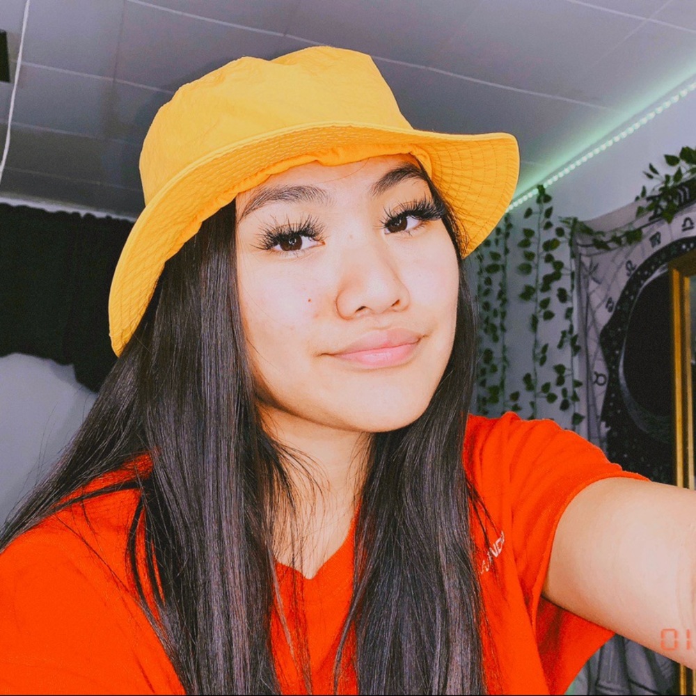 urban outfitters orange nylon bucket hat 🤍 - Picture 1 of 4